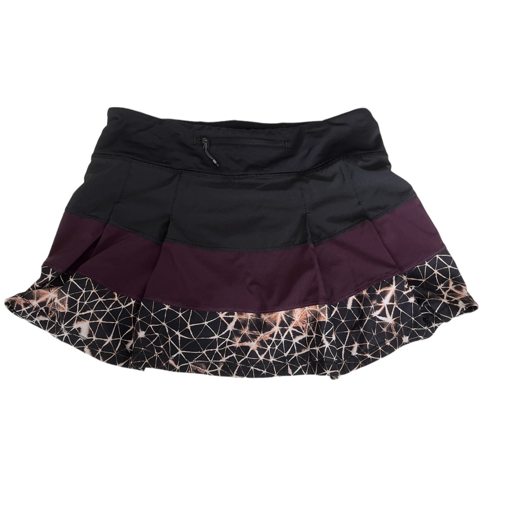 Lululemon Pace Rival Pleated Color Block Running … - image 1